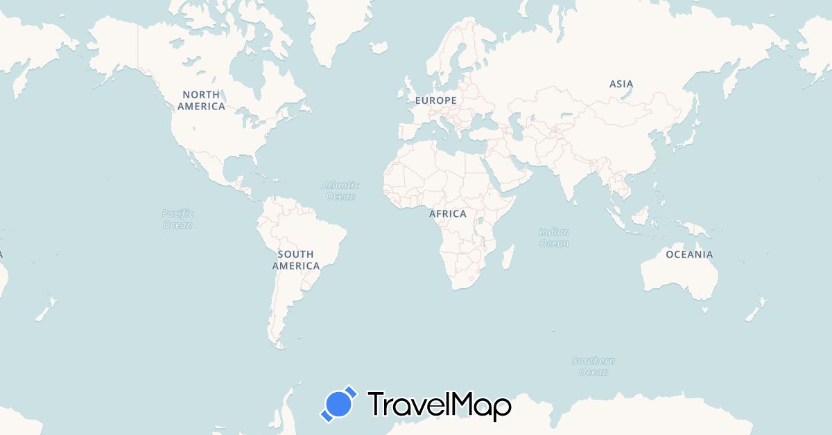 TravelMap itinerary: cycling in United States (North America)